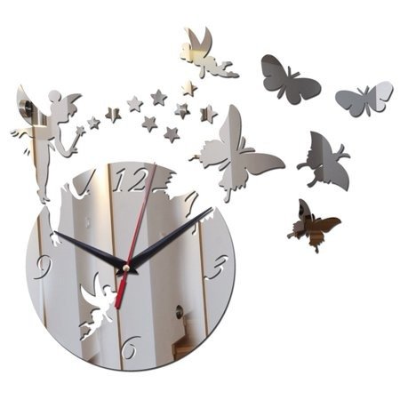 Fashion 3d diy acrylic wall clock home decoration living room stickers new watch clocks