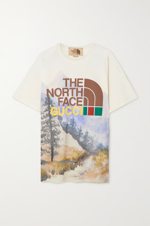 + The North Face 印花T恤