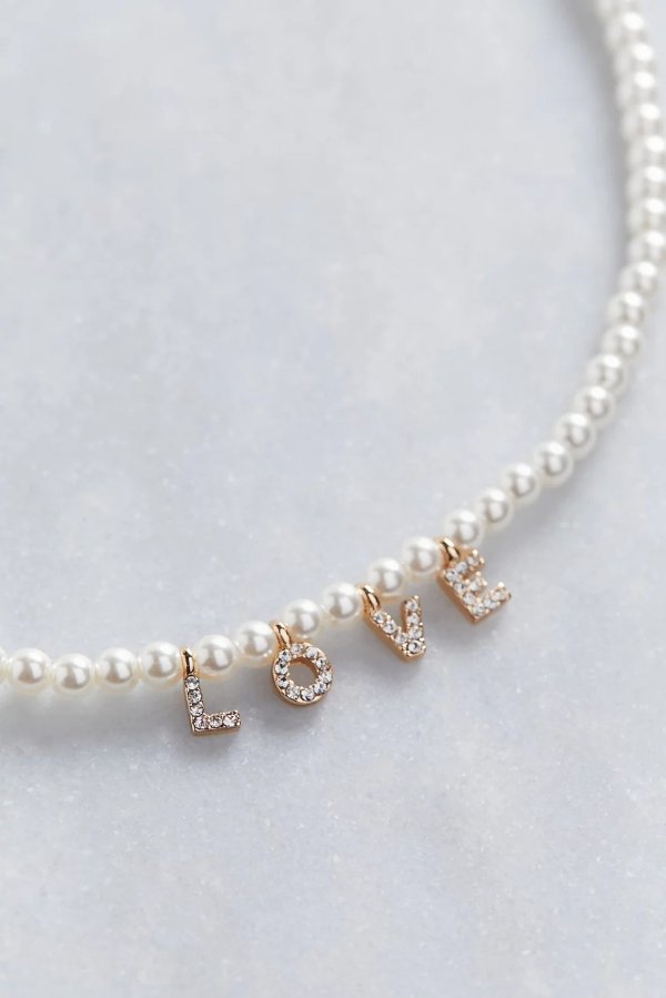 Expressions Pearl Charm Necklace