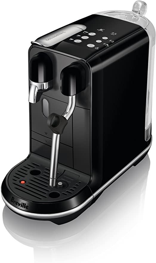 -Nespresso USA BNE500BKS1BUS1Nespresso Creatista Uno Single Serve Espresso Machine, Black Sesame