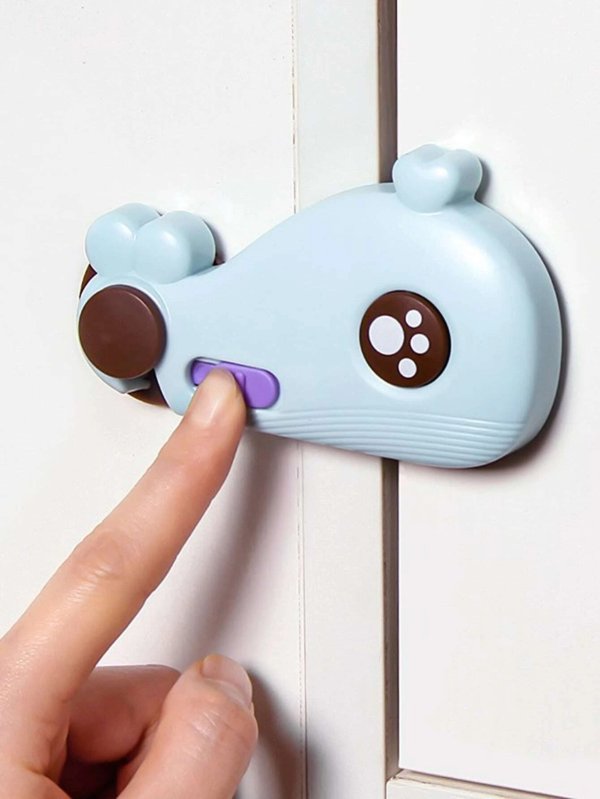 1pc Kids Whale Shaped Safety Lock