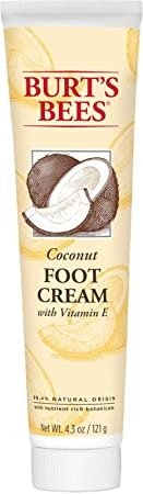Coconut Oil Foot Cream, Package May Vary, 4.3 Oz