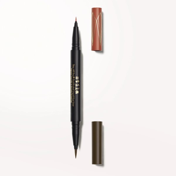 Stay All Day® Dual-Ended Liquid Eye Liner: Amber/Dark Brown