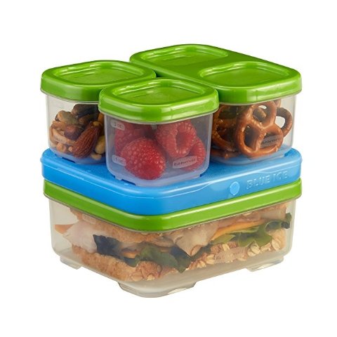 Green Rubbermaid LunchBlox Side Container Pack of 2 1806176