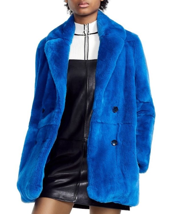 Gati Real Rabbit Fur Coat