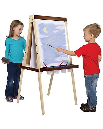 Guidecraft Double-Sided Wooden Floor Easel