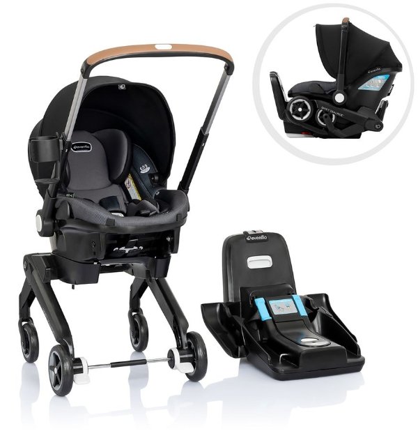 Shyft DualRide Infant Car Seat and Stroller Combo - Boone Gray