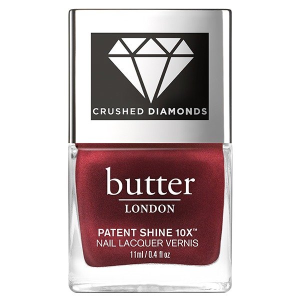 Red Diamond Crushed Diamonds Patent Shine 10x Nail Lacquer