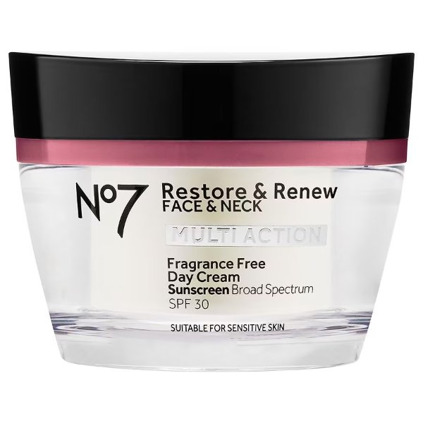 Restore & Renew Face & Neck Mulit Action Fragrance Free Day Cream SPF 30 Fragrance Free1.69oz