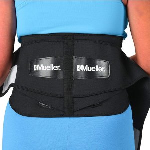Mueller 255 Lumbar Support Back Brace with Removable Pad