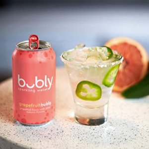 Bubly Sparkling Water, Mango, 12 fl Oz. Cans (18 Pack)