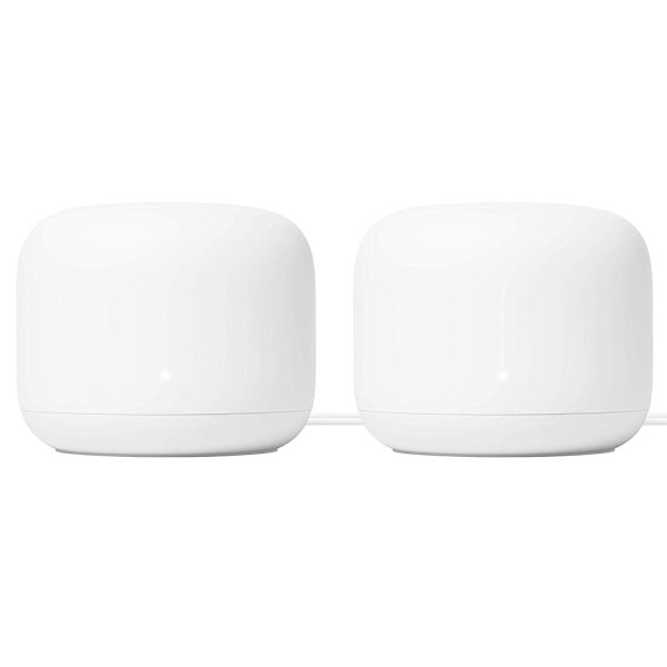 Nest WiFi Router 2 Pack – 4x4 AC2200 Mesh Wi-Fi Routers