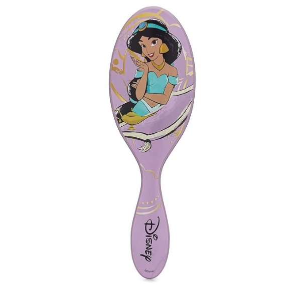 Wet Brush Disney Original Detangler Hair Brush, Jasmine (Elegant Princess) - Ultra-Soft IntelliFlex Bristles - Detangling Brush Glides Through Tangles (Wet Dry & Damaged Hair) - Women & Men