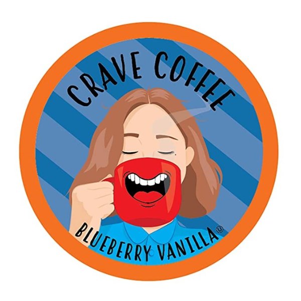 Crave Coffee 蓝莓香草口味咖啡胶囊 共100粒