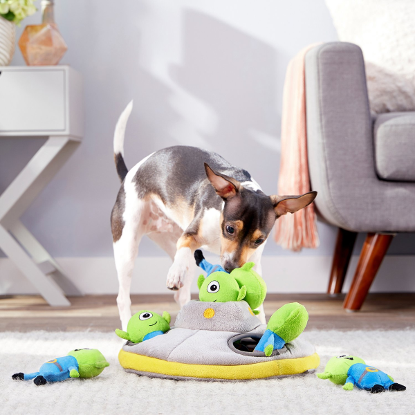 frisco hide and seek plush guacamole dog toy