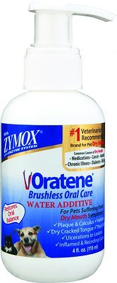 Oratene Brushless Oral Care Water Additive for Dogs &amp; Cats, 4-oz bottle - Chewy.com