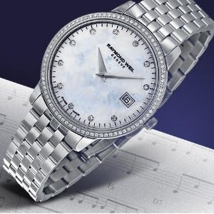 Raymond Weil Mother of Pearl Dial Diamond Ladies Watch