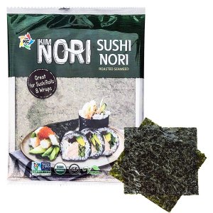 KIMNORI Sushi Nori Seaweed Sheets – 10 Full Size