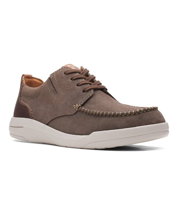 Taupe Driftway Low Leather Sneaker - Men
