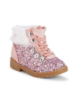 Juicy Couture Baby Girl's & Little Girl's Lil Wiltern Faux Fur-Accented Booties