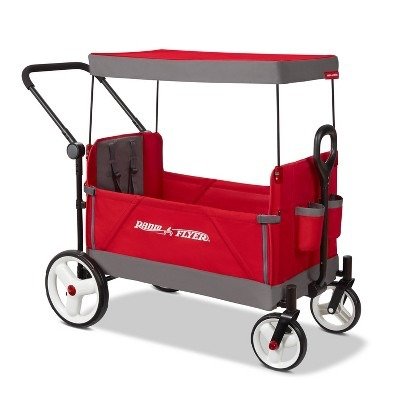 Convertible Stroller Wagon with Canopy