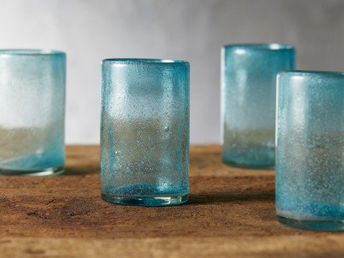 Pacific Double Old-Fashioned Glass in Seaglass (Set of 4)