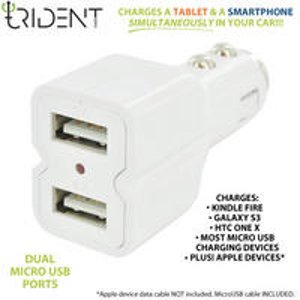 Trident Universal USB Car Charger for any tablet at Accessory Geeks