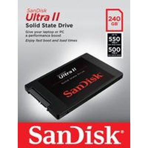 SanDisk Ultra II 240GB SATA 6.0GB/s 2.5-Inch Solid State Drive (SSD) 