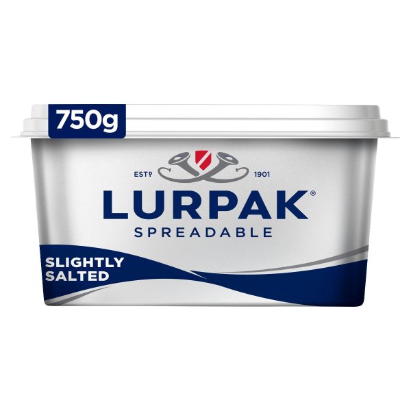 Lurpak 可涂抹黄油和菜籽油混合物 750 克