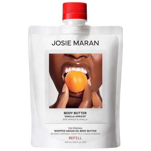 Vanilla Apricot - Whipped Argan Oil Refillable Firming Body Butter Jar