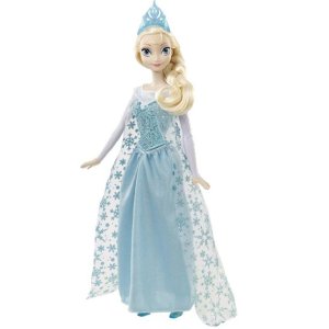 史低价！Amazon有Disney Frozen 迪士尼冰雪奇缘会唱歌的Elsa公主玩偶热卖