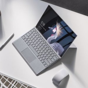Surface Pro + Platinum Signature Type Cover Bundle