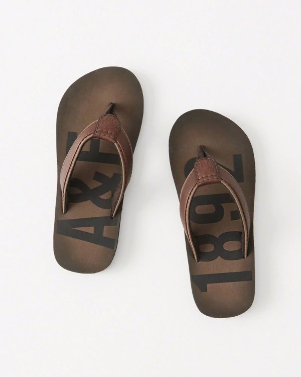 boys suede flip-flops | boys | Abercrombie.com
