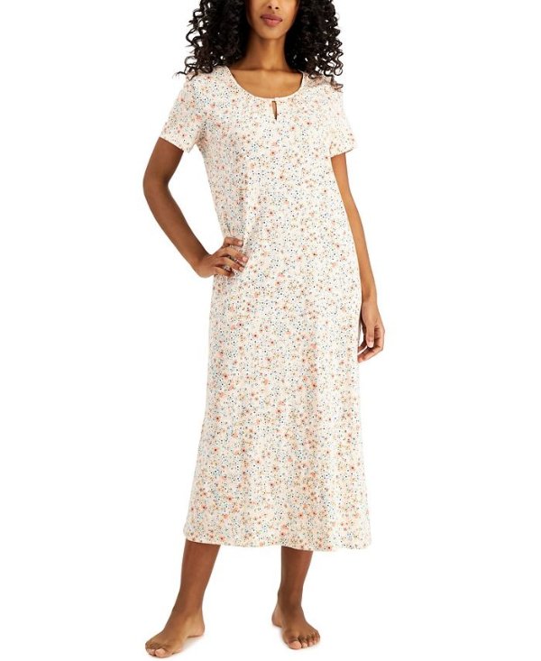 Cotton Essentials Long Nightgown, Created for Macy's