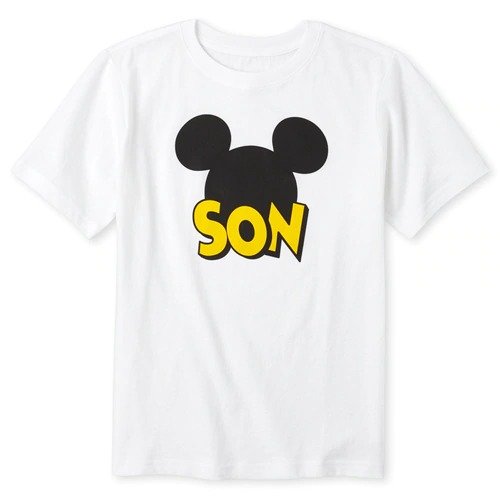 Boys Disney Dad And Me Mickey Mouse Matching Graphic Tee
