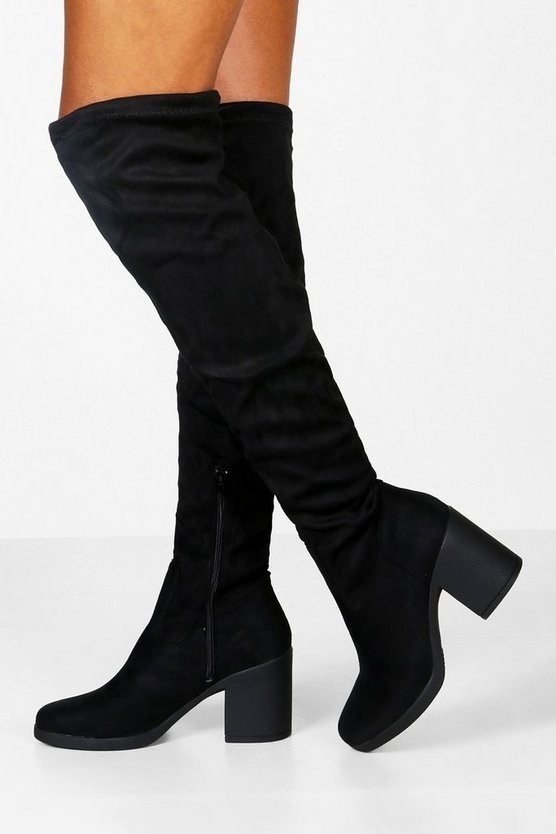 Chunky Over the Knee Boots 