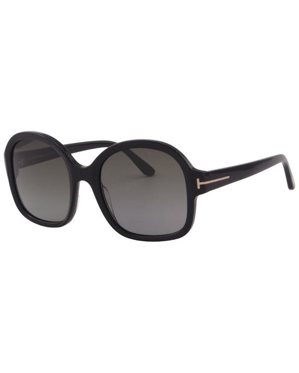 Women's Hanley 57mm Sunglasses / Gilt