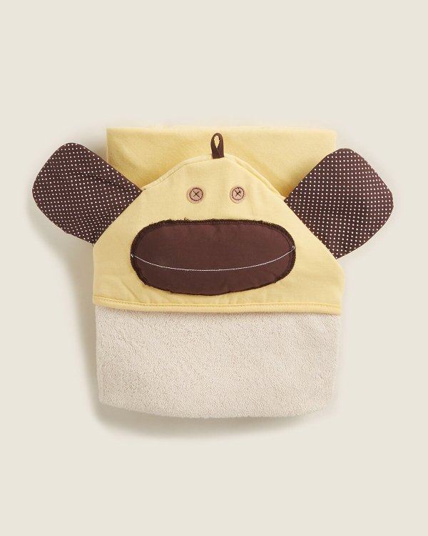 Yellow Monkey Hooded Towel