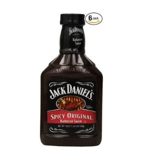 Jack Daniel's烧烤酱，辣味，19盎司x6瓶
