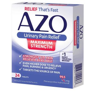 AZO Urinary Pain Relief Maximum Strength 24 Tablets