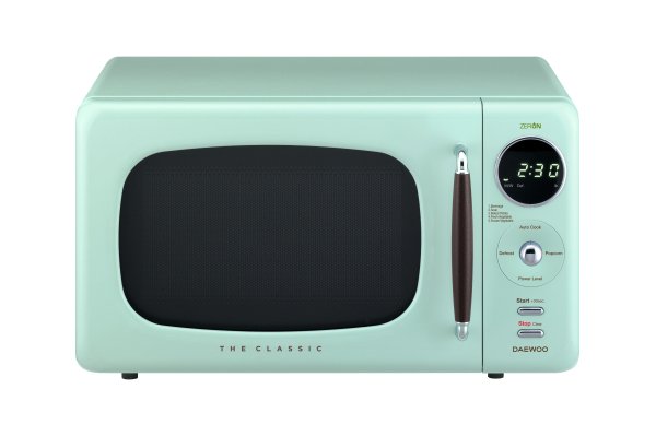 KOR07R3ZEM Retro III Countertop Microwave Oven 0.7 Cu. Ft., 700W | Mint Green