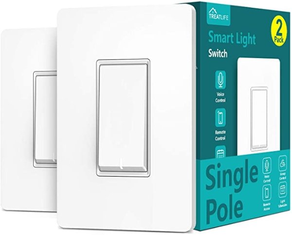 Single Pole Treatlife Smart Light Switch