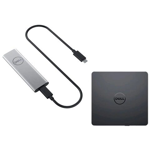 Dell 250GB 移动SSD + Dell 便携DVD刻录机