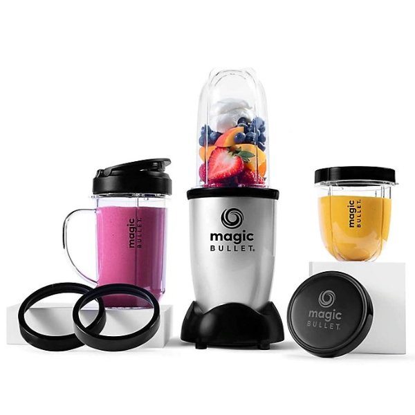 ® 11-Piece Personal Blender and Mixer Set in Silver | Bed Bath & Beyond