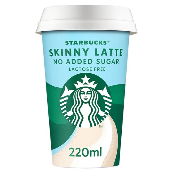Starbucks 拿铁无乳糖冰咖啡