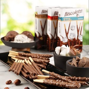 Biscolata Milk Chocolate Stix Biscuits 9 Pack (Hazelnut)