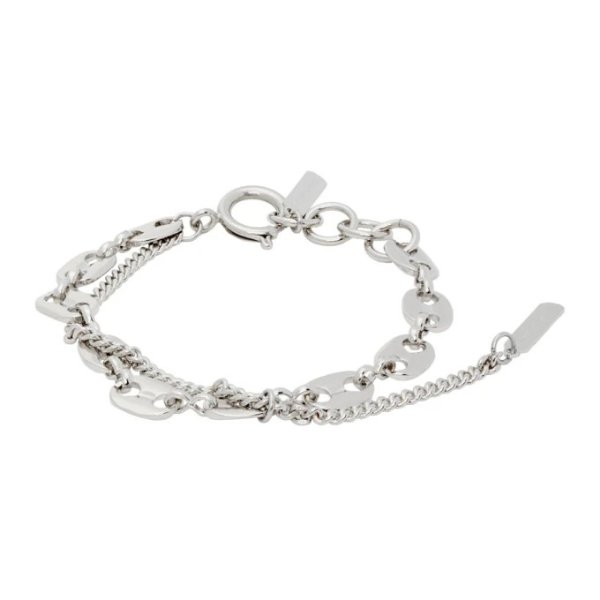 Silver Jerry Chain Bracelet
