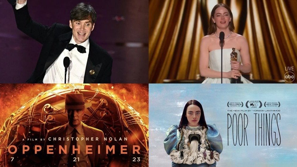 2024奥斯卡得奖名单公布！《奥本海默》最佳影片，影帝基利安·墨菲，影后艾玛·斯通！