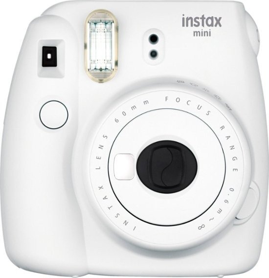 Fujifilm - instax mini 9 Instant Film Camera - Smokey WhiteIncluded Free