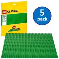 Classic Green Baseplate 10700 Building Accessory (5 Pack)
